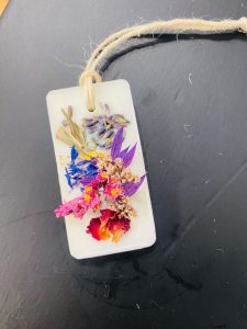 Duftanhänger aus Sojawachs und ätherischen Ölen